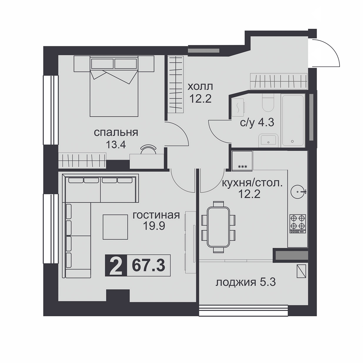 Квартира #343