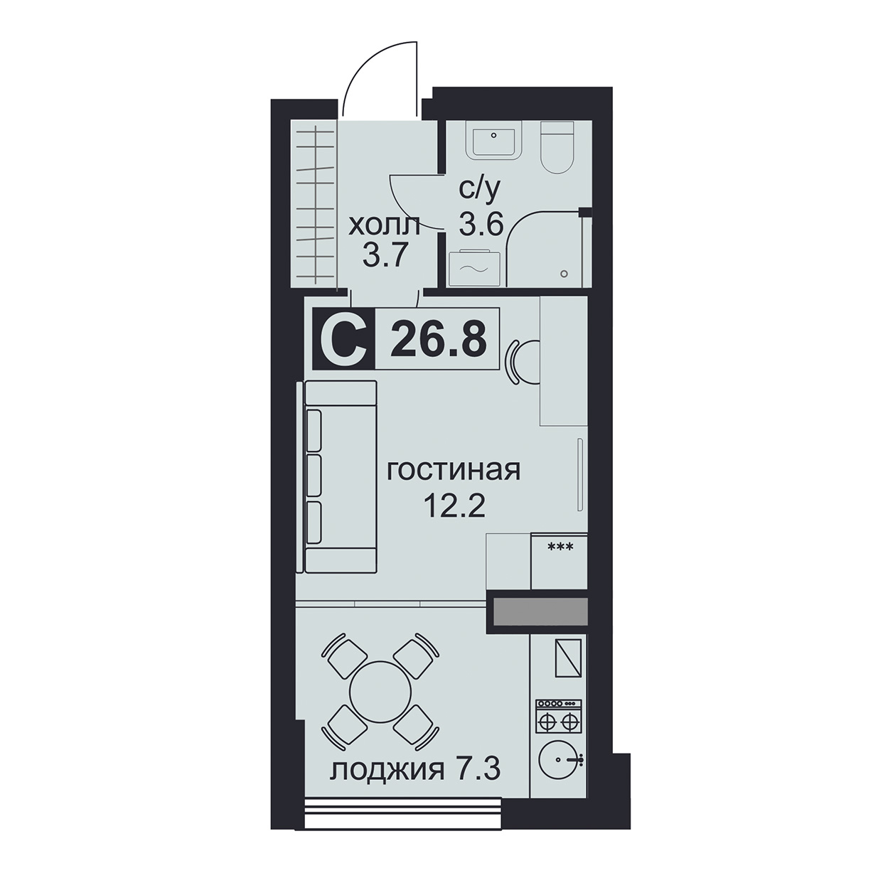 Квартира #383